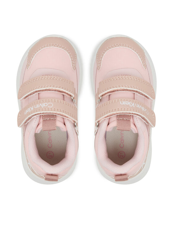 Calvin Klein Calvin Klein Сникърси Low Cut Velcro Sneaker V1A9-83102-1845 M Розов