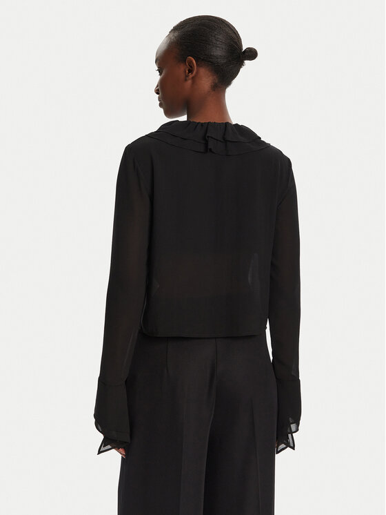 Eleh Eleh Blusa ESS250026 Nero Regular Fit