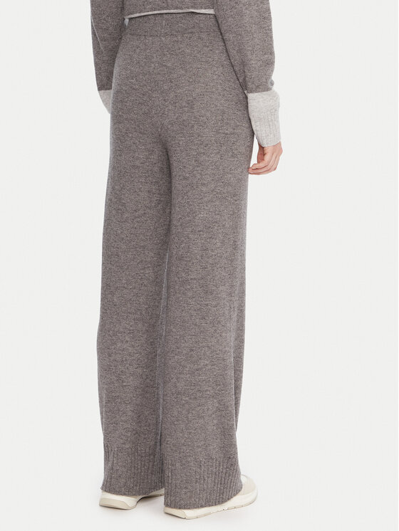 United Colors Of Benetton United Colors Of Benetton Pletene hlače 102HDF00Z Siva Wide Leg