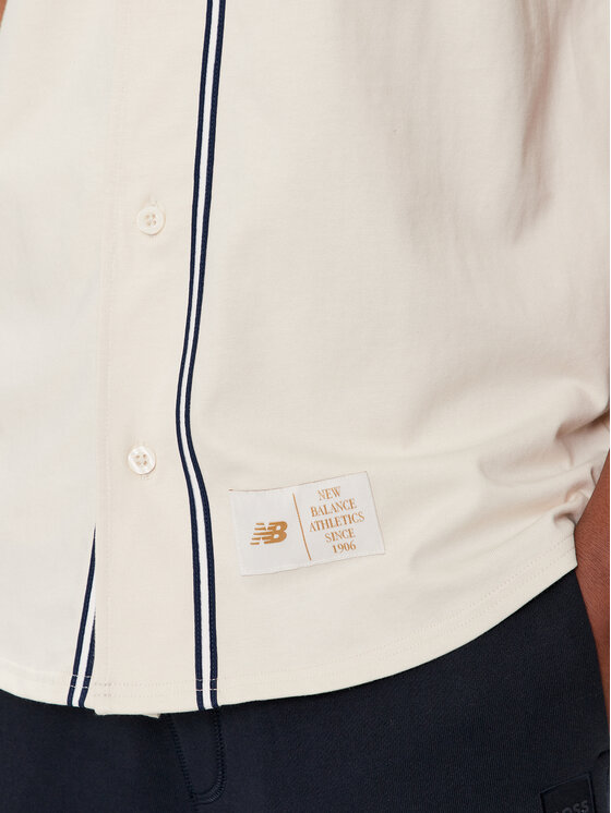 New Balance New Balance Camicia Greatest Hits MT41512 Beige Relaxed Fit