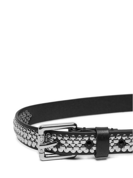 PINKO Pinko Naiste püksirihm Cuoio INVECCHIATO 104299 A26O Z99N Must