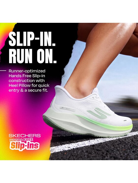 Skechers Skechers Scarpe running Slip-Ins: SKX Aero Pulse Bianco