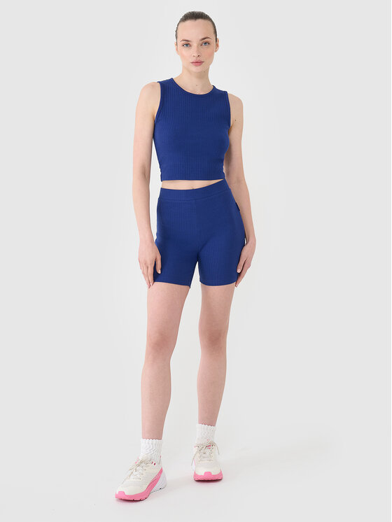 4F 4F Tank top MIDSHOP TEXTILE Granatowy Slim Fit
