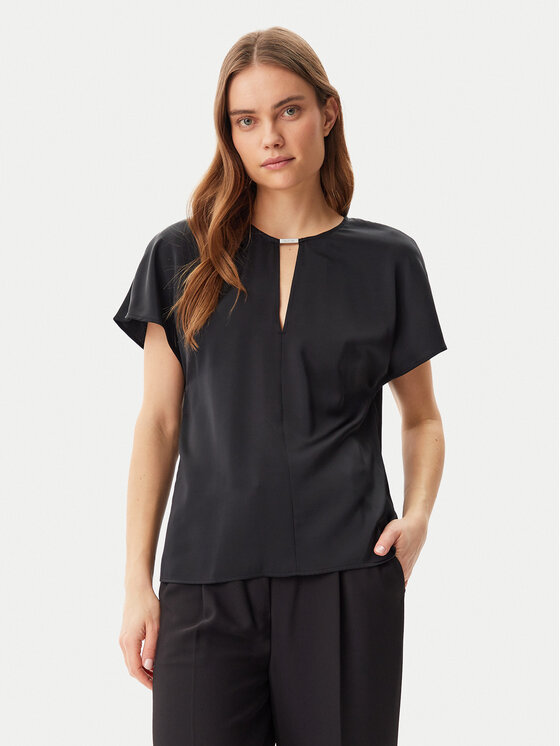 Calvin Klein Calvin Klein Блузка K20K208191 Чорний Regular Fit