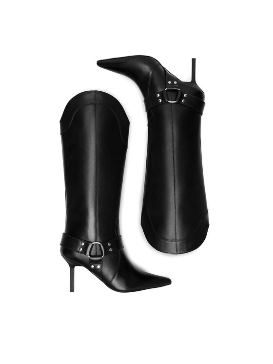 Eva Minge Eva Minge Καουμπόικες Μπότες & Μποτάκια AZIZA-115832 Μαύρο