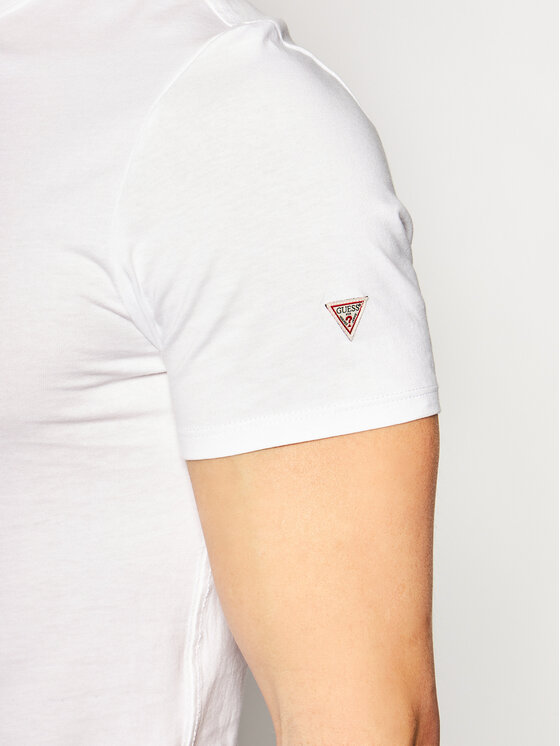 Guess Guess T-shirt Gbc Emblem Tee M0GI46 K8HM0 Bijela Slim Fit