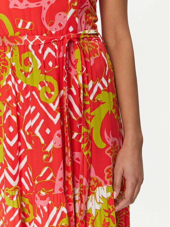 Gaudi Gaudi Sommerkleid 511BD15015 Orange Regular Fit