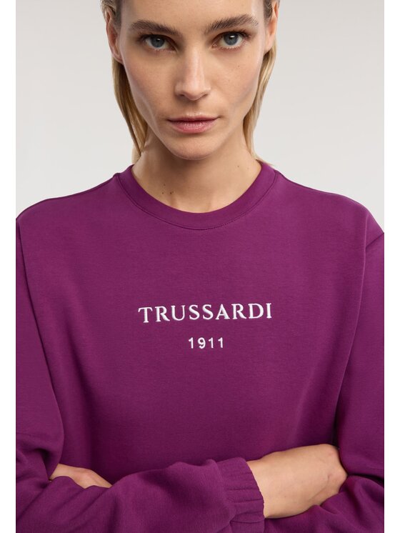Trussardi Trussardi Bluza G8086000294N093 Fioletowy Regular Fit