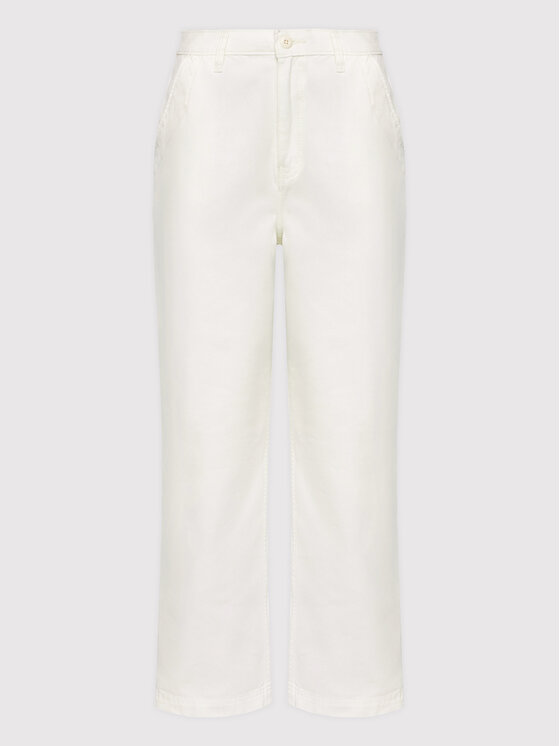 Vans Vans Pantaloni di tessuto Ground Work VN0A5JHJ Beige Relaxed Fit