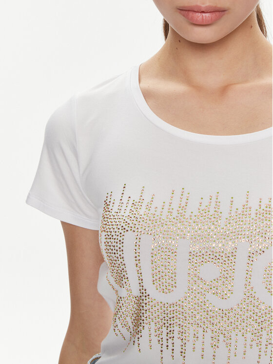 Liu Jo Liu Jo T-shirt VA4154 JS360 Bijela Regular Fit