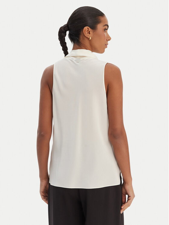 BOSS BOSS Bluzka Bolaru 50553717 Kremowy Regular Fit