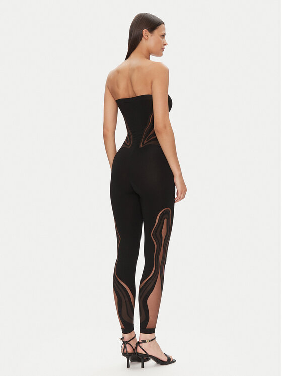 Wolford Wolford Kombinezon Venus 57177 Czarny Slim Fit