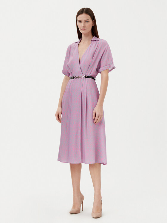 Fracomina Fracomina Hemdkleid FR25SD2012W413O9 Violett Regular Fit