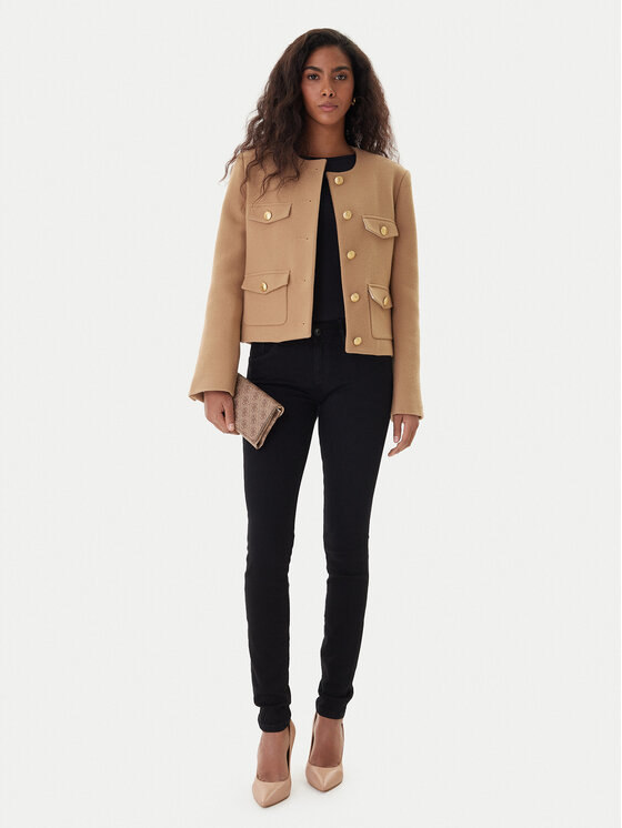 Guess Guess Jeansy Annette W2YA99 D4PZ1 Černá Skinny Fit