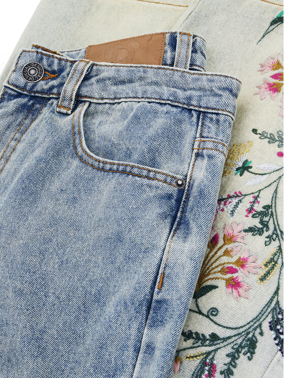Desigual Desigual Jeansy Texas 25SWDD01 Modrá Straight Fit