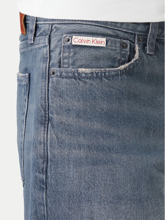 Calvin Klein Jeans Calvin Klein Jeans Szorty jeansowe Classic LV04RF788G Szary Regular Fit