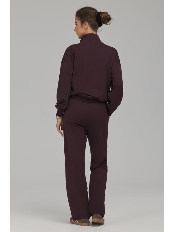 NIFE NIFE Spodnie dresowe SD145 Fioletowy Relaxed Fit