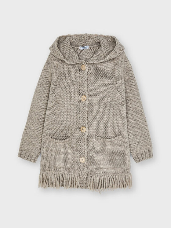 Cardigan 4378 Beige Regular Fit