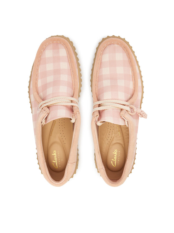 Clarks Clarks Półbuty Torhill Bee 26186298 Różowy