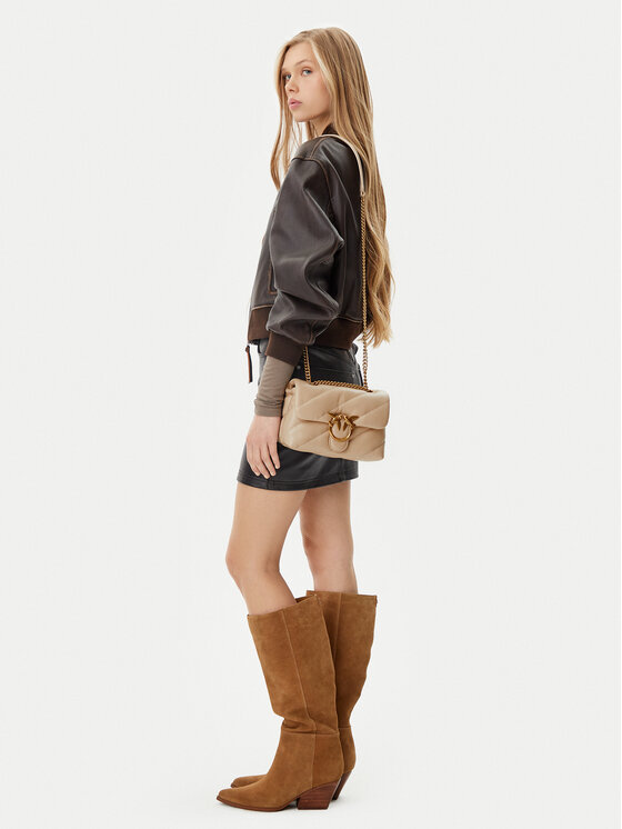 PINKO PINKO Torbica Love Puff Mini Cl PE 25 PLTT 100039 A0F2 Bež