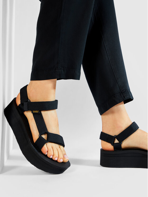 Teva Sandale Flatform Universal 1008844 Negru