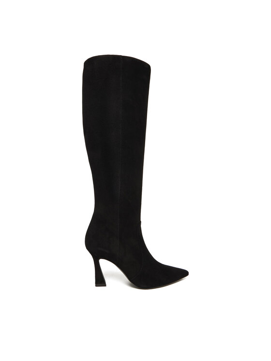 Stuart Weitzman Stuart Weitzman Kozačky Vinnie Zip SM588 Černá