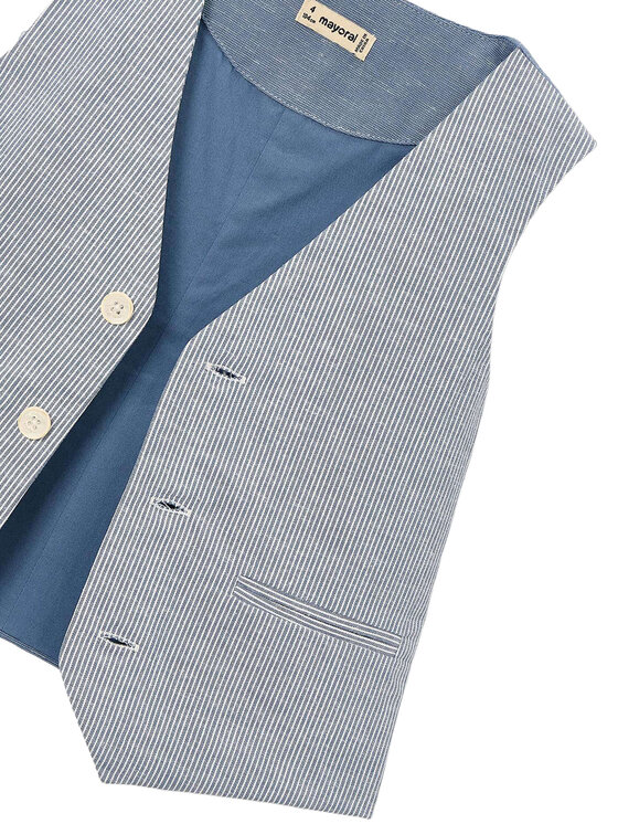 Mayoral Mayoral Kamizelka 3379 Niebieski Regular Fit