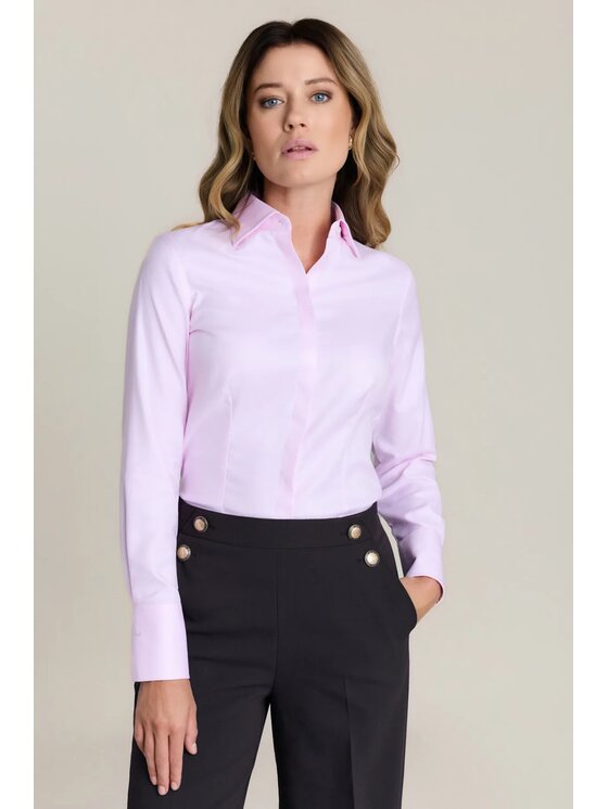 Lancerto Lancerto Koszula Asmara Slim KO073226000028 Różowy Slim Fit