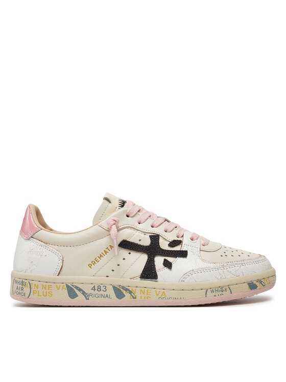 Sneakers Premiata Bsktclad BSKT CLAYD VAR 6783 Écru