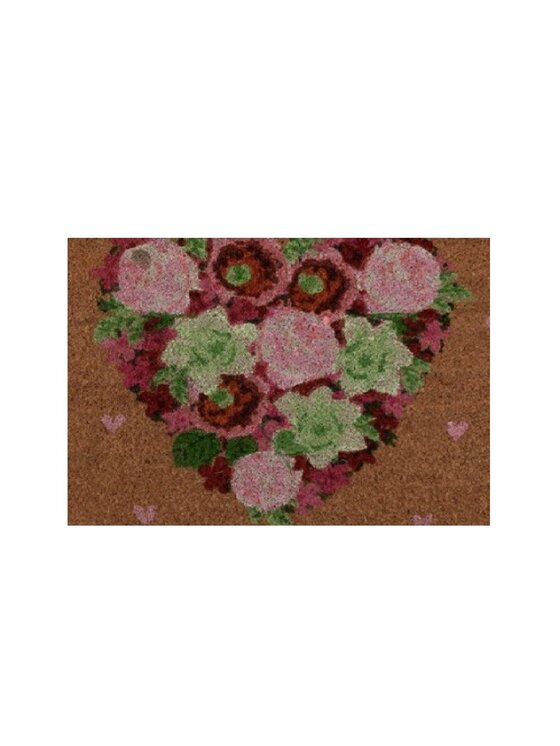 MIAhome MIAhome Wycieraczka wejściowa kokos Heart 45x75 cm Brązowy