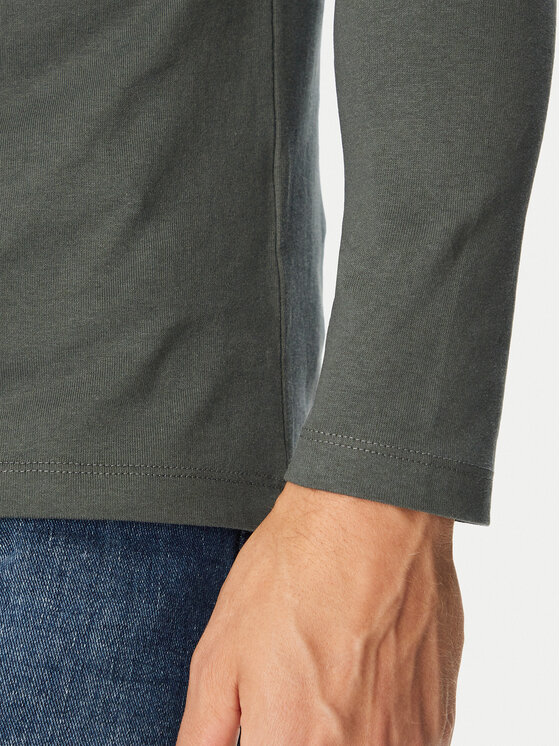 BOSS BOSS Longsleeve Tacks 50512111 Khakifarben Regular Fit