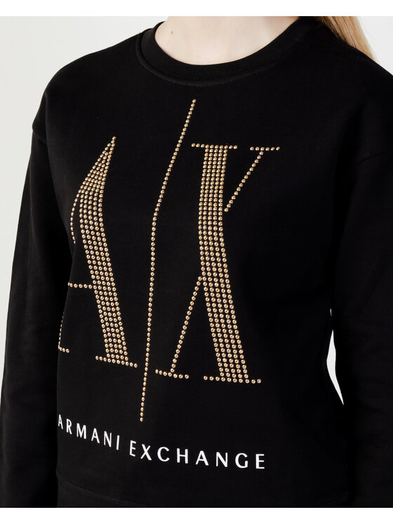 Armani Exchange Armani Exchange Felpa SWEATSHIRT 8NYM01 YJ68Z Nero Shirt Fit