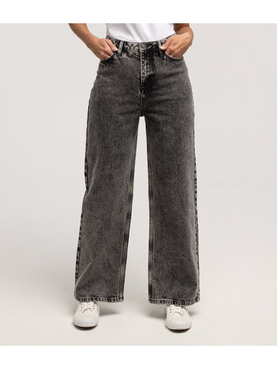 Lee Cooper Lee Cooper Jeansy BELLA 3225 Czarny Wide Leg