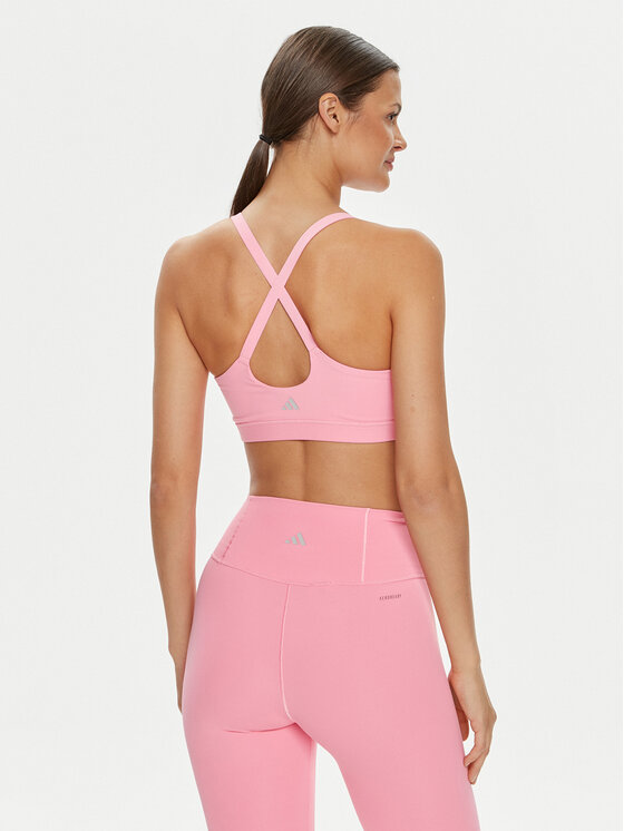 adidas adidas Спортивний бюстгальтер All Me IU1687 Рожевий