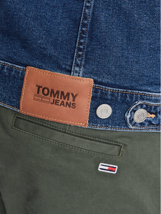 Tommy Hilfiger Tommy Hilfiger Jeans jakna DM0DM16729 Mornarsko modra Regular Fit