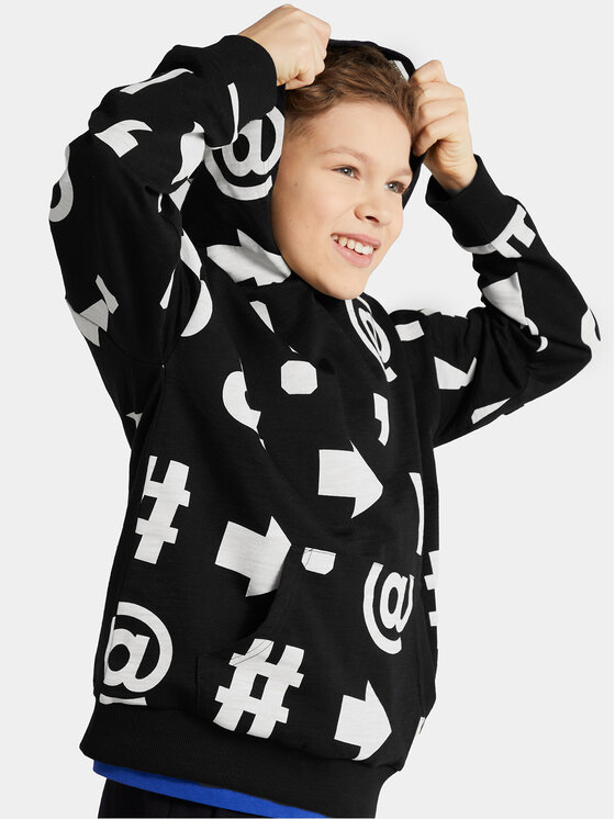 Coccodrillo Coccodrillo Sweatshirt WC4132301VBA Schwarz Regular Fit