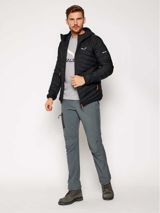 Salewa Salewa Μπουφάν πουπουλένιο Brenta 27883 Μαύρο Athletic Fit