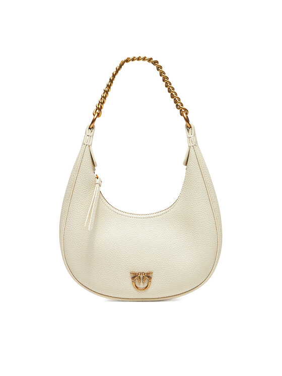 PINKO Torbica Brioche Hobo Mini AI 24-25 PLTT 101433 A29Q Écru