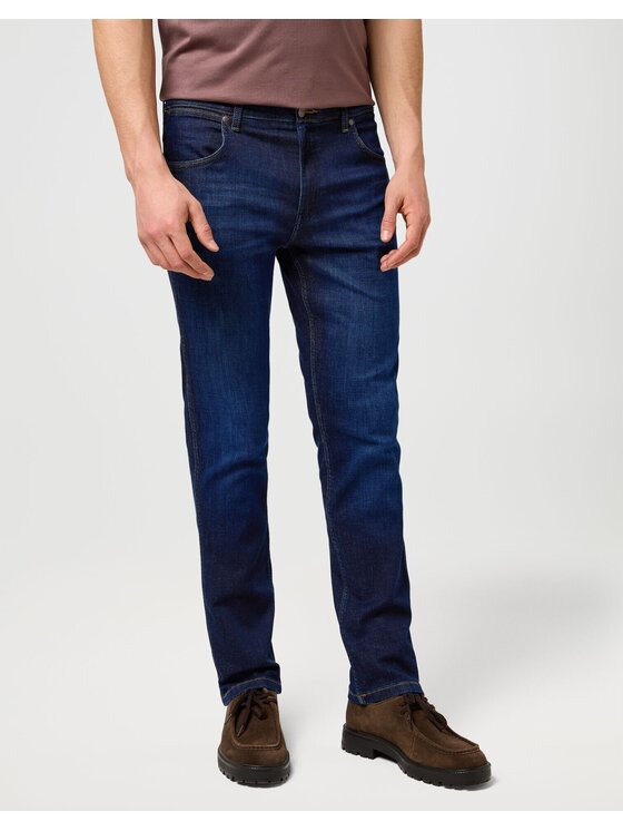 Wrangler Wrangler Jeansy GREENSBORO Niebieski Straight Leg