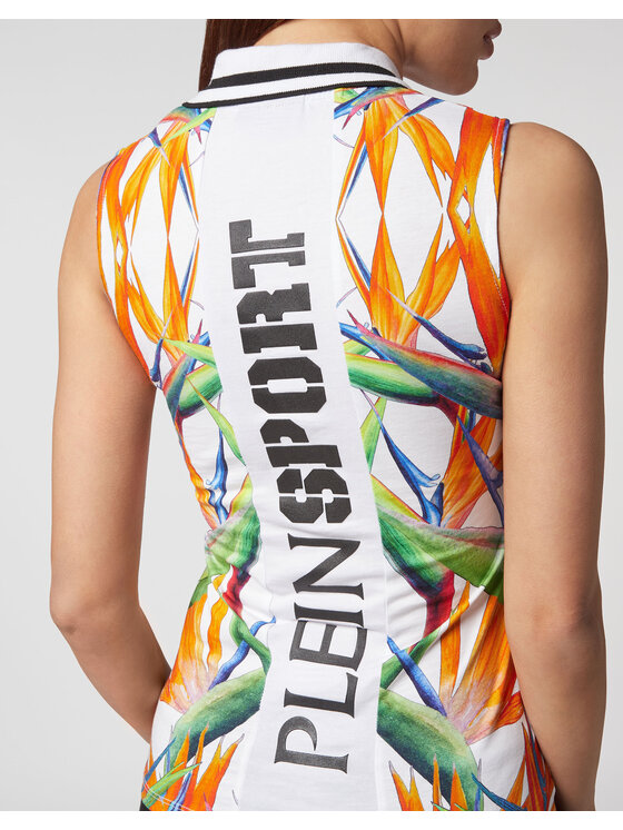 Plein Sport Plein Sport Polokošile 2643 Bílá Regular Fit