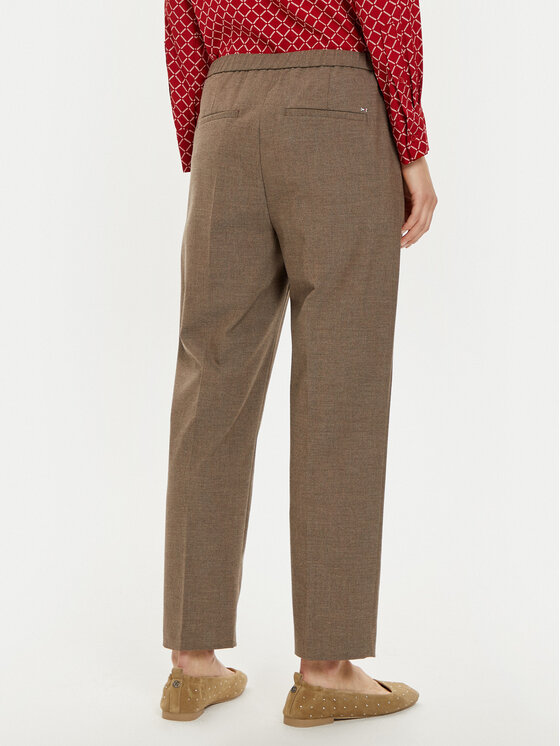 Tommy Hilfiger Tommy Hilfiger Chino hlače WW0WW42951 Rjava Straight Fit