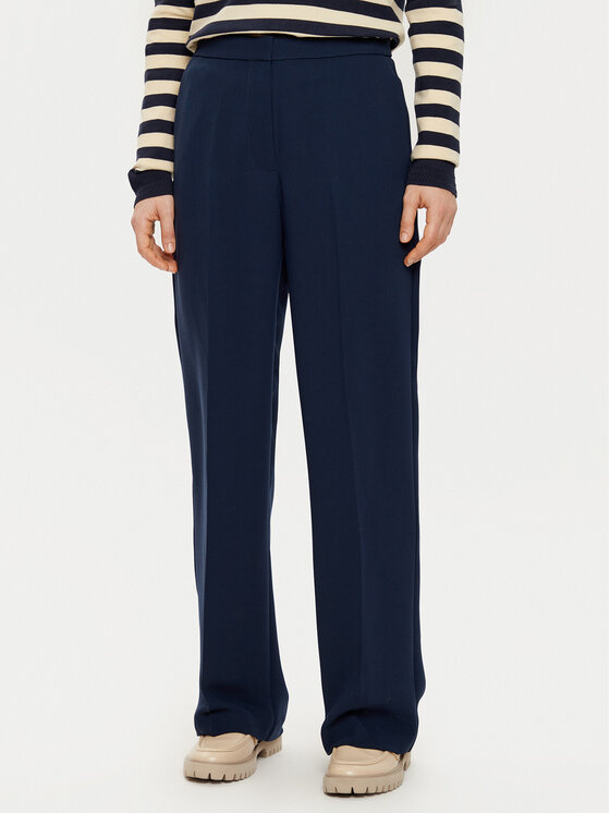 Tommy Hilfiger Tommy Hilfiger Szövet nadrág WW0WW45445 Sötétkék Regular Fit