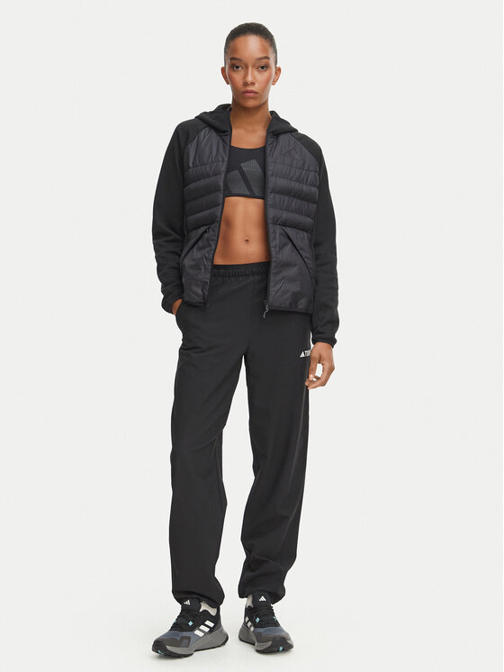 adidas adidas Μπουφάν outdoor Terrex Multi Clima365 Insulated Hybrid Hooded Jacket KF9787 Μαύρο Regular Fit