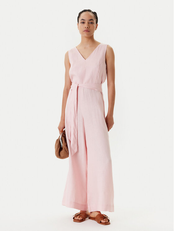 United Colors Of Benetton United Colors Of Benetton Ολόσωμη φόρμα 4AGHDT00E Ροζ Wide Leg