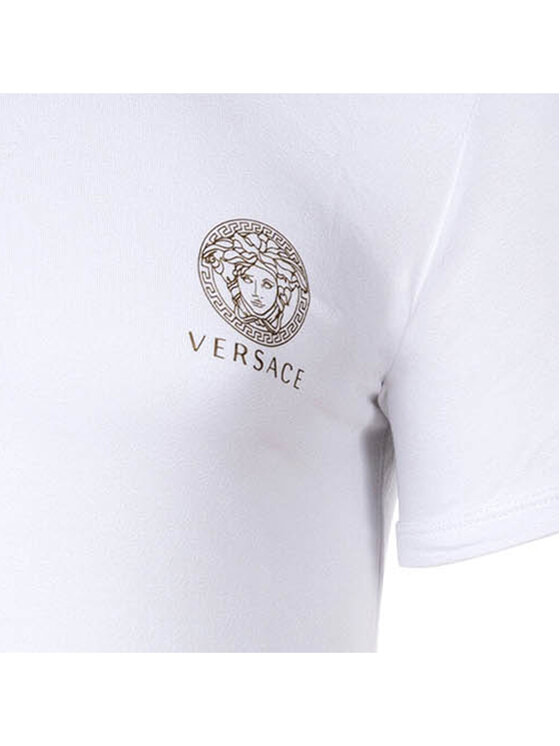 Versace Versace T-Shirt 26512 Biały Slim Fit