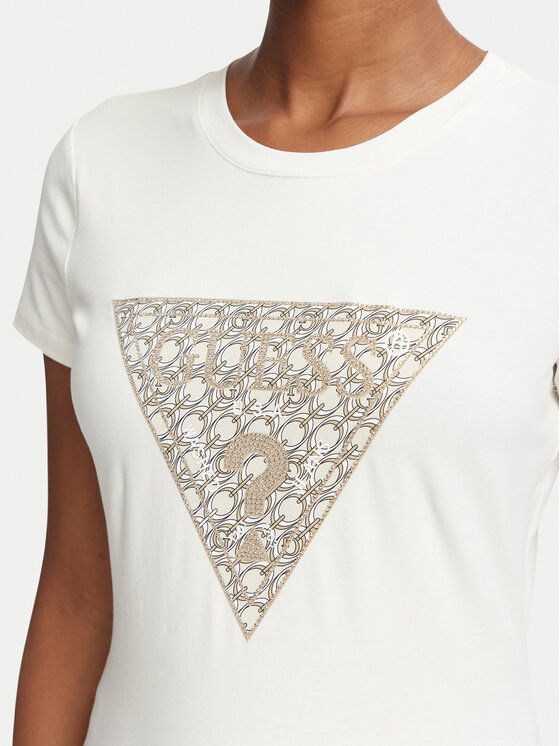 Guess Guess T-särk W6BI61 K7948 Kreemjas Regular Fit