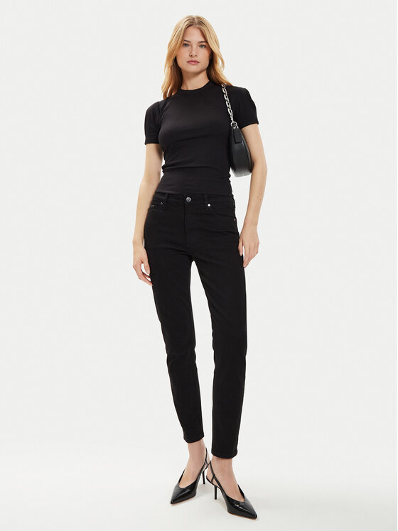 Calvin Klein Calvin Klein Тишърт K20K207322 Черен Slim Fit