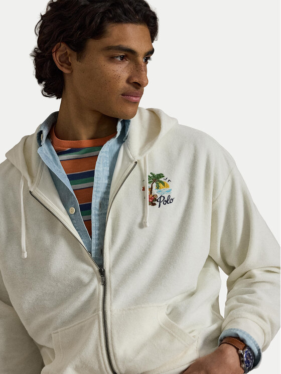 Polo Ralph Lauren Polo Ralph Lauren Sweatshirt 710B14590001 Creme Relaxed Fit