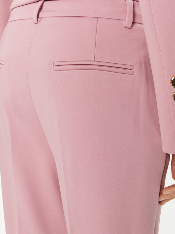 PINKO Pinko Riidest püksid Bello 100155 A1L4 Roosa Regular Fit