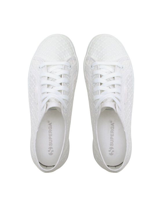 Superga Superga Tenniskingad Platform MAcrame Rhombus 2740 S2126MW Valge